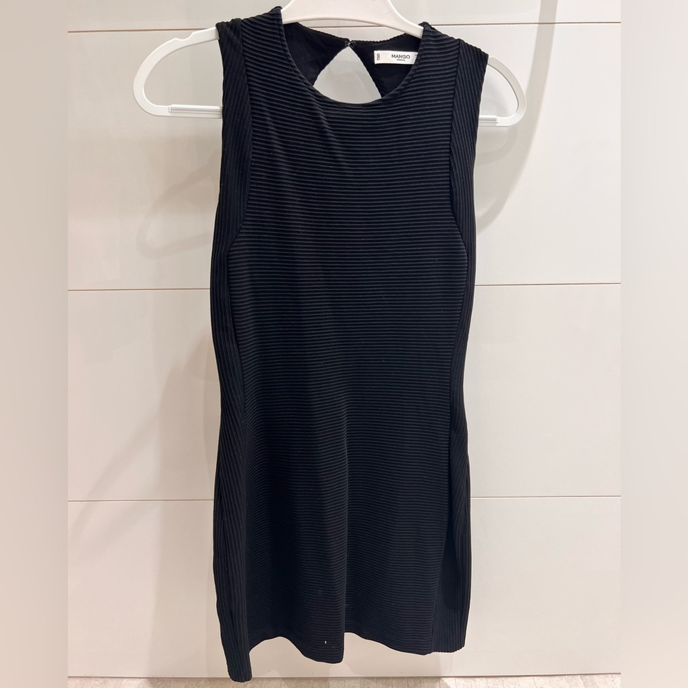 Mango Black Mini Dress